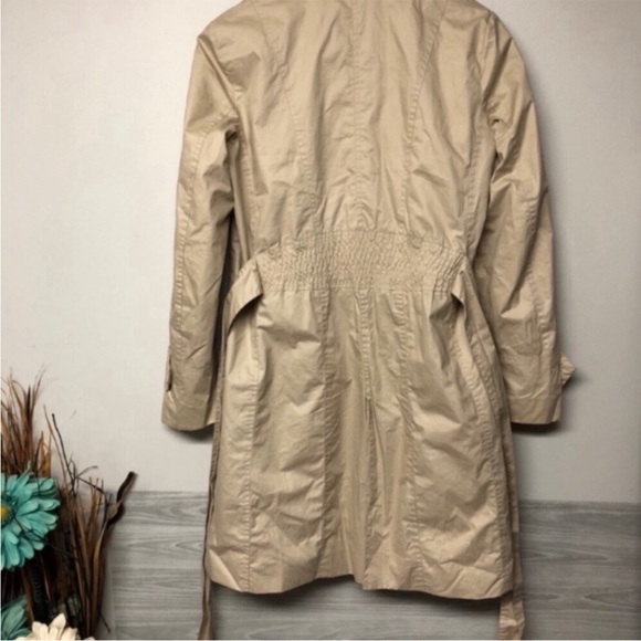 Zara Double Breasted Belted Trench Coat - Picture 6 of 9